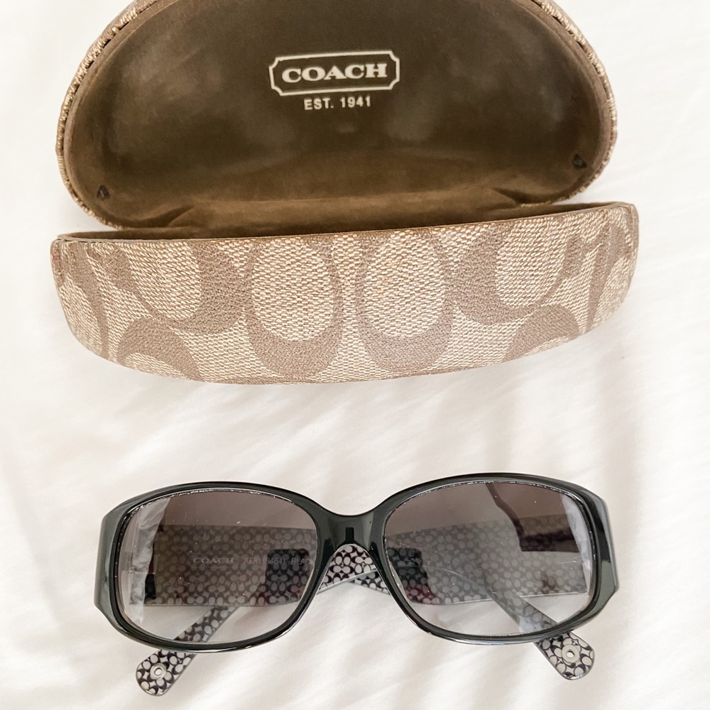 Coach Keri Black Sunglasses with Case